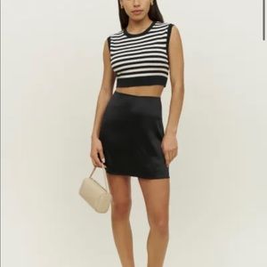 Reformation Benson Silk Skirt size 12